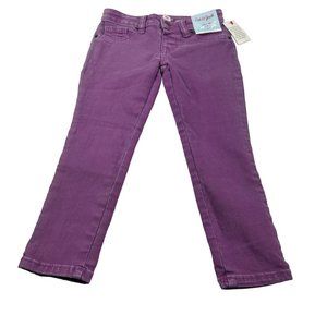 Cat And Jack Girl's Size 4 Jeggings Stretch Purple New With Tags